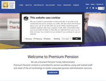 Tablet Screenshot of premiumpension.com